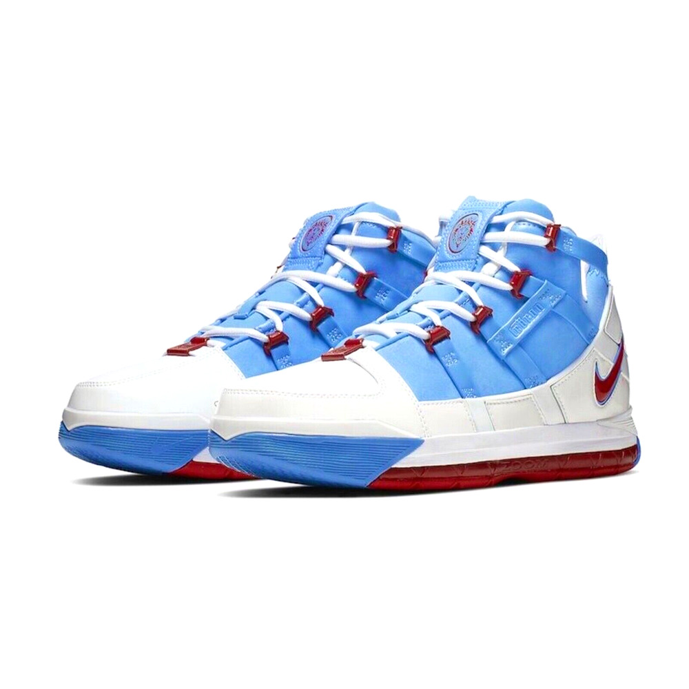 Nike Zoom LeBron 3 III QS Houston Oilers James Blue Men's Size 6.5 AO243-400